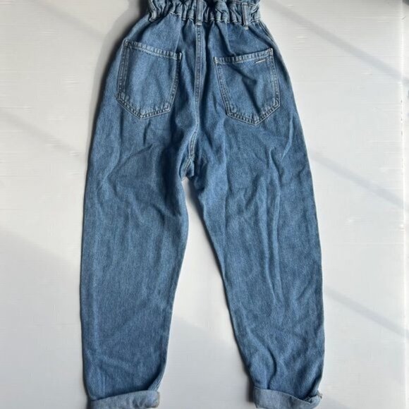 ZARA Z1975 BAGGY PAPERBAG JEANS | 5862/063 - Picture 4 of 5